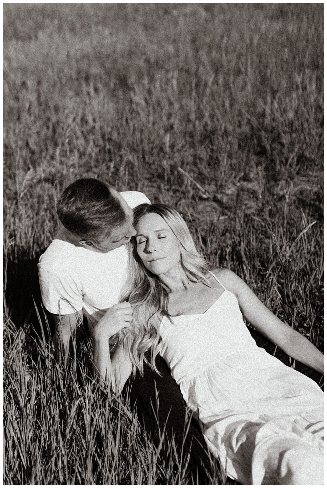 Editorial style black and white engagement session in beautiful Littleton, Colorado